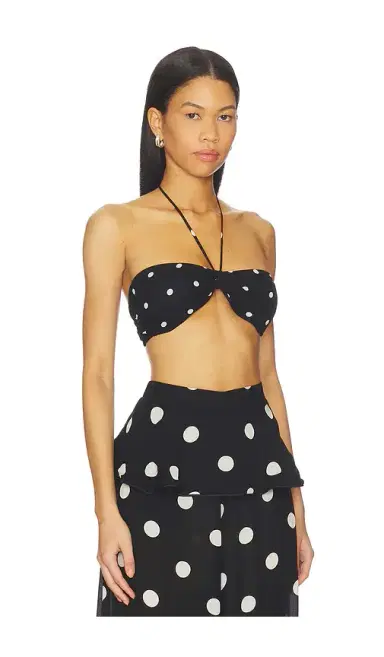 ADRIANA DEGREAS Polka Dot Bandeau Top | Thumbnail 2 ADRIANA DEGREAS Polka Dot Bandeau Top | Thumbnail 2