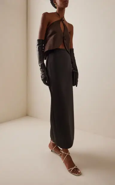 Marlies Grace Exclusive Celeste Taffeta Halter Top | Thumbnail 2 Marlies Grace Exclusive Celeste Taffeta Halter Top | Thumbnail 2