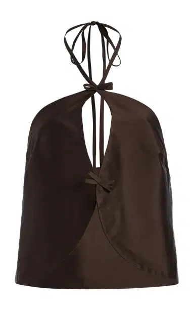 Marlies Grace Exclusive Celeste Taffeta Halter Top | Thumbnail 6 Marlies Grace Exclusive Celeste Taffeta Halter Top | Thumbnail 6