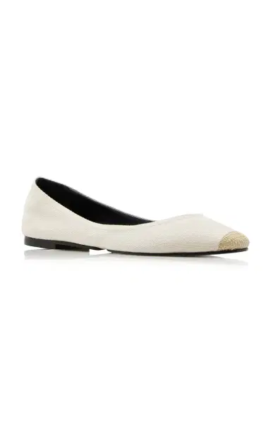 Jacquemus The Ovalo Canvas Ballet Flats | Thumbnail 4 Jacquemus The Ovalo Canvas Ballet Flats | Thumbnail 4