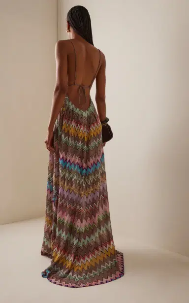 Missoni Metallic-Knit Maxi Cover-Up Dress | Thumbnail 4 Missoni Metallic-Knit Maxi Cover-Up Dress | Thumbnail 4