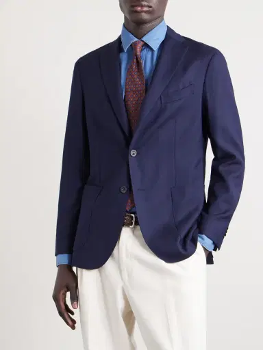 Boglioli K-Jacket Virgin Wool-Hopsack Blazer - Men | Thumbnail 3 Boglioli K-Jacket Virgin Wool-Hopsack Blazer - Men | Thumbnail 3