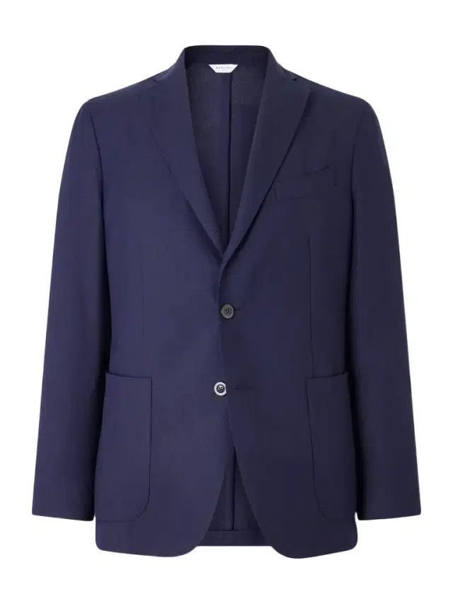 K-Jacket Virgin Wool-Hopsack Blazer - Men K-Jacket Virgin Wool-Hopsack Blazer - Men