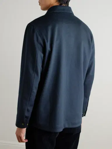 N.Peal Stanley Tucci Cashmere Overshirt - Men | Thumbnail 4 N.Peal Stanley Tucci Cashmere Overshirt - Men | Thumbnail 4