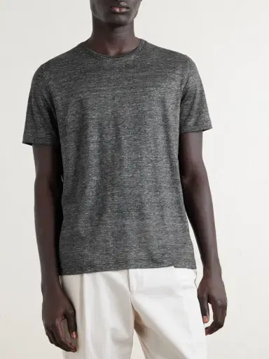 Loro Piana Linen T-Shirt - Men | Thumbnail 3 Loro Piana Linen T-Shirt - Men | Thumbnail 3