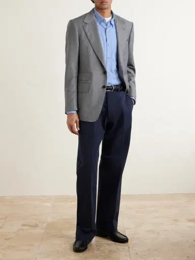 Tom Ford Lyocell-Gabardine Shirt - Men | Thumbnail 2 Tom Ford Lyocell-Gabardine Shirt - Men | Thumbnail 2