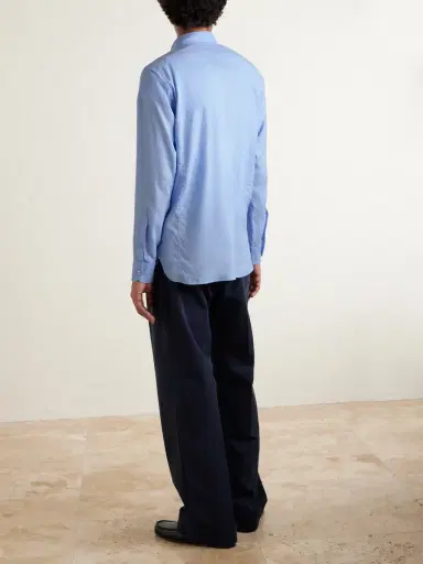 Tom Ford Lyocell-Gabardine Shirt - Men | Thumbnail 4 Tom Ford Lyocell-Gabardine Shirt - Men | Thumbnail 4
