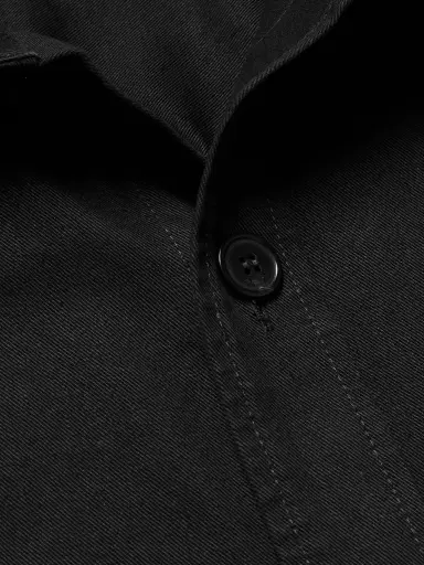 Saint Laurent Logo-Embroidered Cotton and Linen-Blend Gabardine Overshirt - Men | Thumbnail 5 Saint Laurent Logo-Embroidered Cotton and Linen-Blend Gabardine Overshirt - Men | Thumbnail 5
