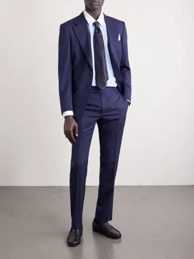 Tom Ford Striped Cotton-Poplin Shirt - Men | Thumbnail 2 Tom Ford Striped Cotton-Poplin Shirt - Men | Thumbnail 2