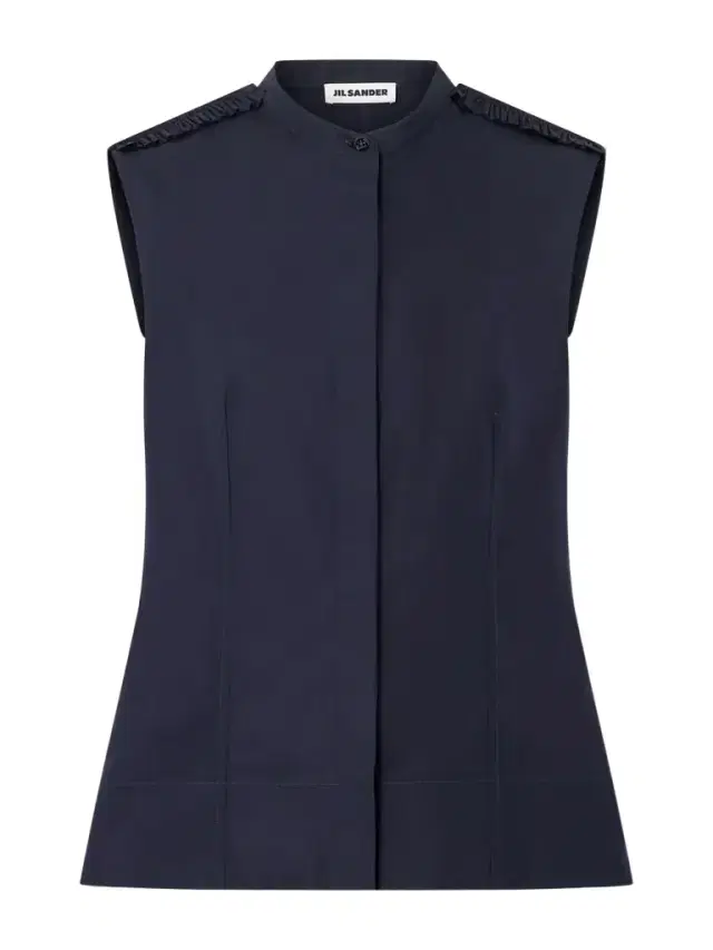 Ruffled Cotton-poplin Top Ruffled Cotton-poplin Top