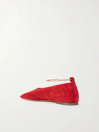 Jil Sander Laser-cut Suede Ballet Flats | Thumbnail 3 Jil Sander Laser-cut Suede Ballet Flats | Thumbnail 3