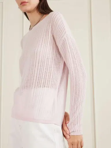 Allude Ribbed-knit Cashmere Sweater | Thumbnail 5 Allude Ribbed-knit Cashmere Sweater | Thumbnail 5