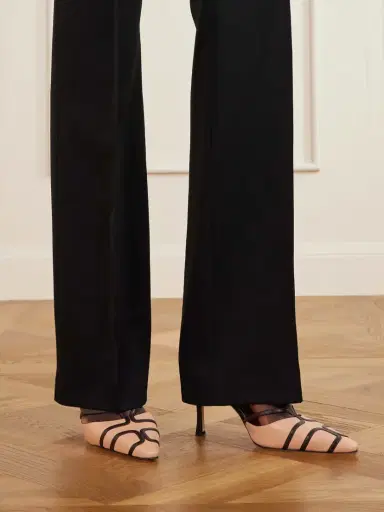 Manolo Blahnik Sarto 90 Two-tone Leather Slingback Pumps | Thumbnail 2 Manolo Blahnik Sarto 90 Two-tone Leather Slingback Pumps | Thumbnail 2