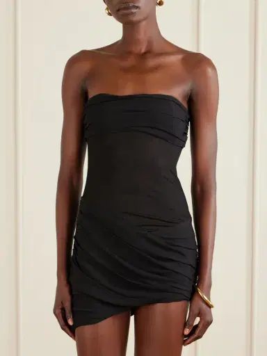 Christopher Esber Christo Ribbed-jersey Mini Dress | Thumbnail 3 Christopher Esber Christo Ribbed-jersey Mini Dress | Thumbnail 3