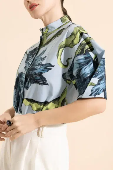 Erdem Short Sleeve Shirt | Thumbnail 3 Erdem Short Sleeve Shirt | Thumbnail 3