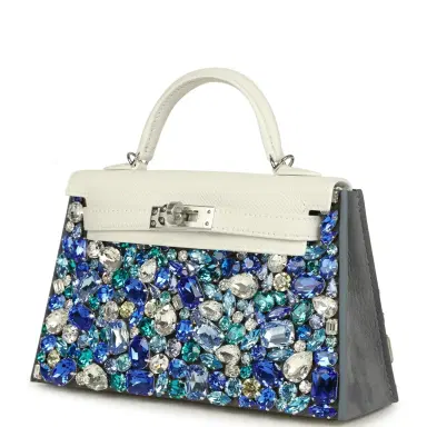 Madison Avenue Couture Bag Bestie x LeBag Paris Blue Ocean Treasure Swarovski Crystal Cover | Thumbnail 3 Madison Avenue Couture Bag Bestie x LeBag Paris Blue Ocean Treasure Swarovski Crystal Cover | Thumbnail 3