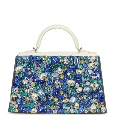 Madison Avenue Couture Bag Bestie x LeBag Paris Blue Ocean Treasure Swarovski Crystal Cover | Thumbnail 5 Madison Avenue Couture Bag Bestie x LeBag Paris Blue Ocean Treasure Swarovski Crystal Cover | Thumbnail 5