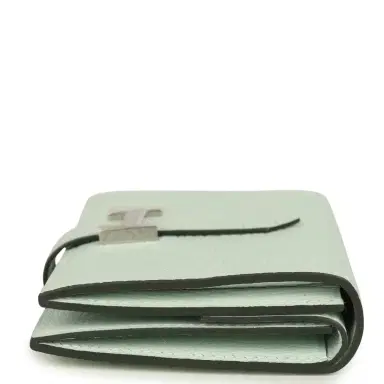 HERMÈS Hermes Bearn Mini Wallet Vert Peppermint Chevre Mysore Palladium Hardware | Thumbnail 3 HERMÈS Hermes Bearn Mini Wallet Vert Peppermint Chevre Mysore Palladium Hardware | Thumbnail 3