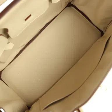 HERMÈS Pre-owned Hermes Birkin 30 Parchemin Clemence Gold Hardware | Thumbnail 8 HERMÈS Pre-owned Hermes Birkin 30 Parchemin Clemence Gold Hardware | Thumbnail 8