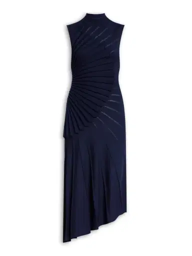 Alaïa Sculpting Wool Midi Dress | Thumbnail 1 Alaïa Sculpting Wool Midi Dress | Thumbnail 1