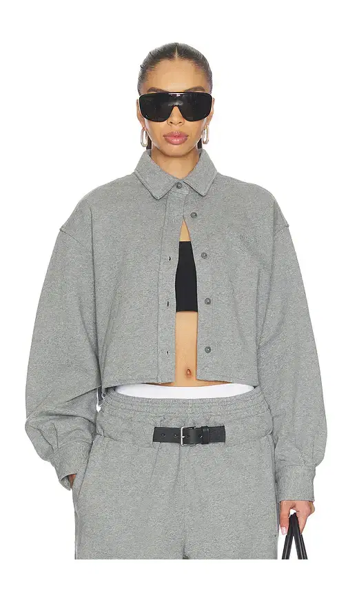 Cropped Button Down Shirt Cropped Button Down Shirt