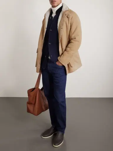 Loro Piana Shearling Jacket - Men | Thumbnail 2 Loro Piana Shearling Jacket - Men | Thumbnail 2