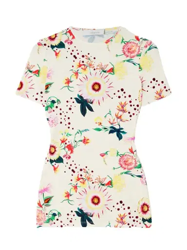 Rabanne Floral-print Jersey T-shirt | Thumbnail 1 Rabanne Floral-print Jersey T-shirt | Thumbnail 1