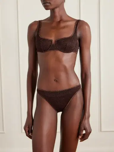 Oséree Lumière Metallic Balconette Bikini | Thumbnail 2 Oséree Lumière Metallic Balconette Bikini | Thumbnail 2