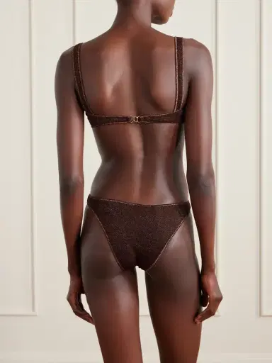 Oséree Lumière Metallic Balconette Bikini | Thumbnail 3 Oséree Lumière Metallic Balconette Bikini | Thumbnail 3