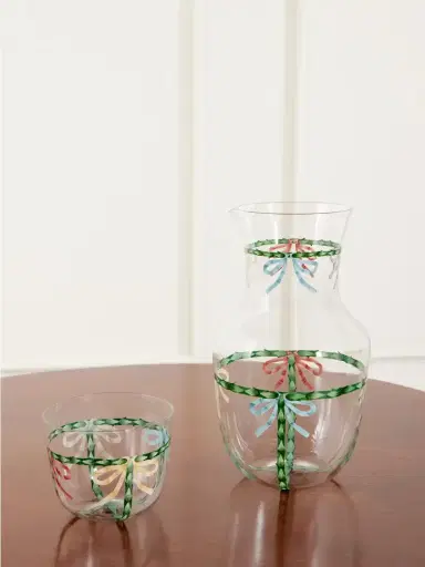 LOBMEYR + Gohar World Alpha Bow Set Of Two Painted Crystal Glass Tumblers | Thumbnail 2 LOBMEYR + Gohar World Alpha Bow Set Of Two Painted Crystal Glass Tumblers | Thumbnail 2