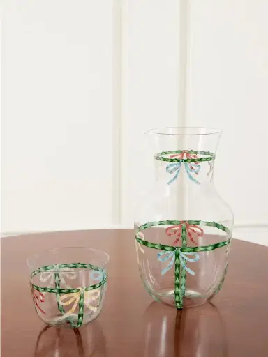 LOBMEYR Alpha Bow Painted Crystal Glass Pitcher | Thumbnail 2 LOBMEYR Alpha Bow Painted Crystal Glass Pitcher | Thumbnail 2