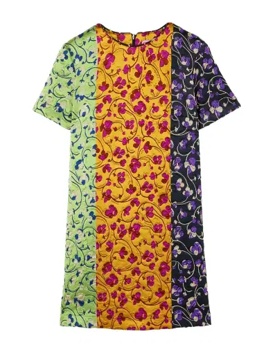La DoubleJ Paneled Embroidered Cloque Mini Dress | Thumbnail 1 La DoubleJ Paneled Embroidered Cloque Mini Dress | Thumbnail 1