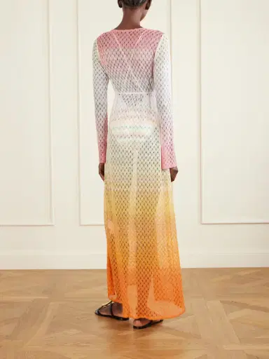 Missoni Dégradé Metallic Crochet-knit Coverup | Thumbnail 3 Missoni Dégradé Metallic Crochet-knit Coverup | Thumbnail 3