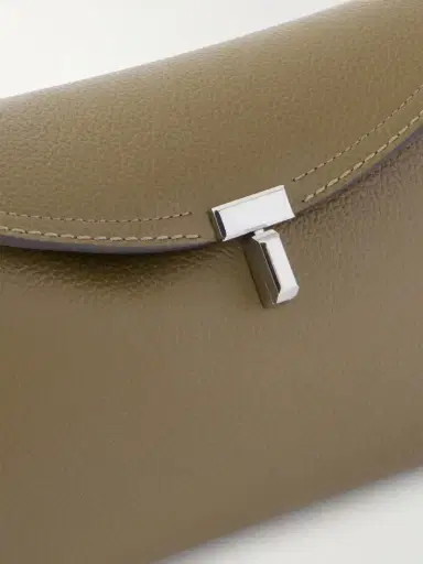 TOTEME T-lock Textured-leather Clutch | Thumbnail 5 TOTEME T-lock Textured-leather Clutch | Thumbnail 5