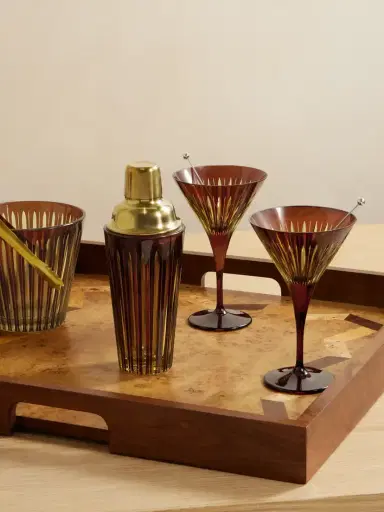 L'Objet Prism Gold-tone And Glass Cocktail Set | Thumbnail 2 L'Objet Prism Gold-tone And Glass Cocktail Set | Thumbnail 2