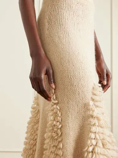 Ulla Johnson Nathalie Ruffled Alpaca-blend Bouclé Midi Skirt | Thumbnail 5 Ulla Johnson Nathalie Ruffled Alpaca-blend Bouclé Midi Skirt | Thumbnail 5