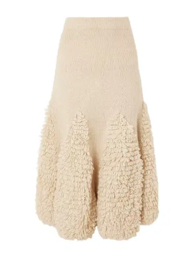 Ulla Johnson Nathalie Ruffled Alpaca-blend Bouclé Midi Skirt | Thumbnail 1 Ulla Johnson Nathalie Ruffled Alpaca-blend Bouclé Midi Skirt | Thumbnail 1