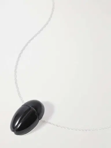 Sophie Buhai Scarab Silver Onyx Necklace | Thumbnail 4 Sophie Buhai Scarab Silver Onyx Necklace | Thumbnail 4