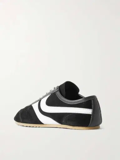 Dries Van Noten Leather-trimmed Suede Sneakers | Thumbnail 3 Dries Van Noten Leather-trimmed Suede Sneakers | Thumbnail 3