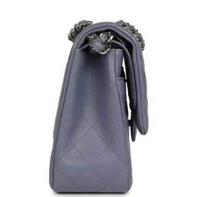 Chanel Chanel Jumbo Classic Double Flap Bag Purple Lambskin Silver Hardware | Thumbnail 3 Chanel Chanel Jumbo Classic Double Flap Bag Purple Lambskin Silver Hardware | Thumbnail 3