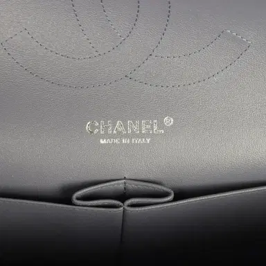 Chanel Chanel Jumbo Classic Double Flap Bag Purple Lambskin Silver Hardware | Thumbnail 8 Chanel Chanel Jumbo Classic Double Flap Bag Purple Lambskin Silver Hardware | Thumbnail 8