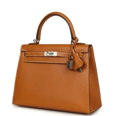 HERMÈS Hermes Kelly Sellier 25 Naturel Sable Butler Palladium Hardware | Thumbnail 5 HERMÈS Hermes Kelly Sellier 25 Naturel Sable Butler Palladium Hardware | Thumbnail 5