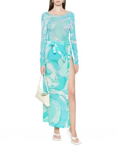 PUCCI Orchidee-Print Pareo Skirt | Thumbnail 2 PUCCI Orchidee-Print Pareo Skirt | Thumbnail 2