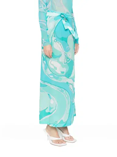 PUCCI Orchidee-Print Pareo Skirt | Thumbnail 3 PUCCI Orchidee-Print Pareo Skirt | Thumbnail 3