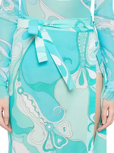 PUCCI Orchidee-Print Pareo Skirt | Thumbnail 5 PUCCI Orchidee-Print Pareo Skirt | Thumbnail 5