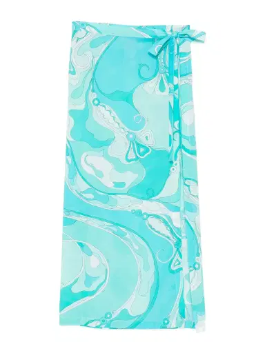 PUCCI Orchidee-Print Pareo Skirt | Thumbnail 1 PUCCI Orchidee-Print Pareo Skirt | Thumbnail 1