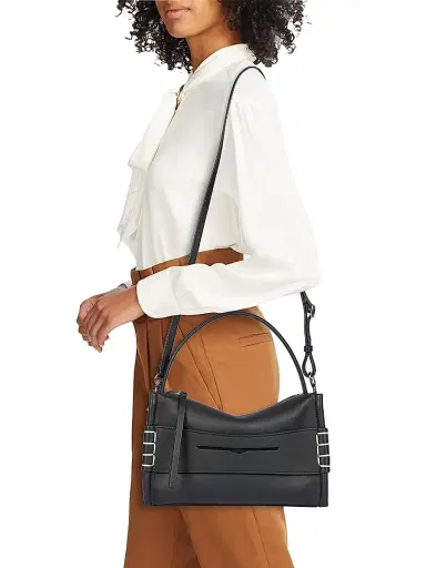 JW Anderson Women's Small Loafer Leather Top Handle Bag - Black | Thumbnail 3 JW Anderson Women's Small Loafer Leather Top Handle Bag - Black | Thumbnail 3