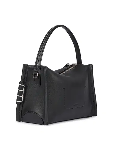 JW Anderson Women's Small Loafer Leather Top Handle Bag - Black | Thumbnail 4 JW Anderson Women's Small Loafer Leather Top Handle Bag - Black | Thumbnail 4