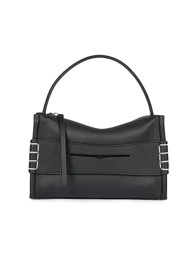 JW Anderson Women's Small Loafer Leather Top Handle Bag - Black | Thumbnail 1 JW Anderson Women's Small Loafer Leather Top Handle Bag - Black | Thumbnail 1