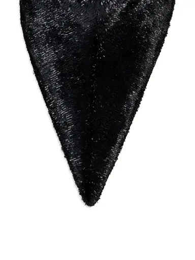 Christian Louboutin Women's Miss Z Booty 100MM Velvet-Effect Booties - Black | Thumbnail 5 Christian Louboutin Women's Miss Z Booty 100MM Velvet-Effect Booties - Black | Thumbnail 5